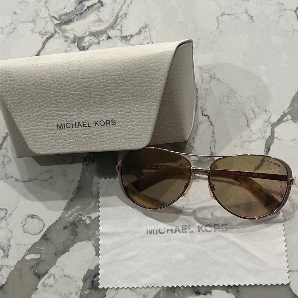 Michael Kors Sunglasses - Rose Gold Frame